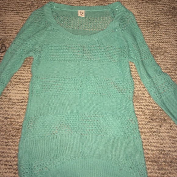 Aqua Sheer Sweater