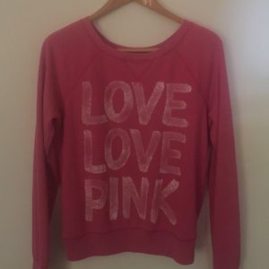 Victoria's Secret PINK pink sweat shirt