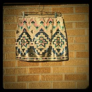 Express Aztec Skirt  Size 4