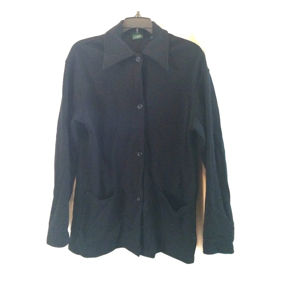 J Crew wool jersey blazer