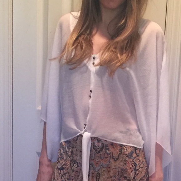 dolce vita sheer top size small