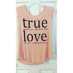 Long Pink True Love Shirt