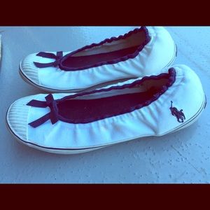 Ralph Lauren flats; 8.5