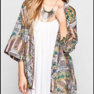 Tribal kimono // top // cover up