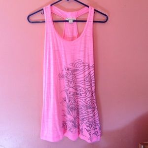 Hot pink tank