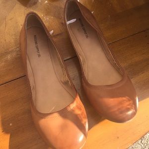 Camel colored flats.