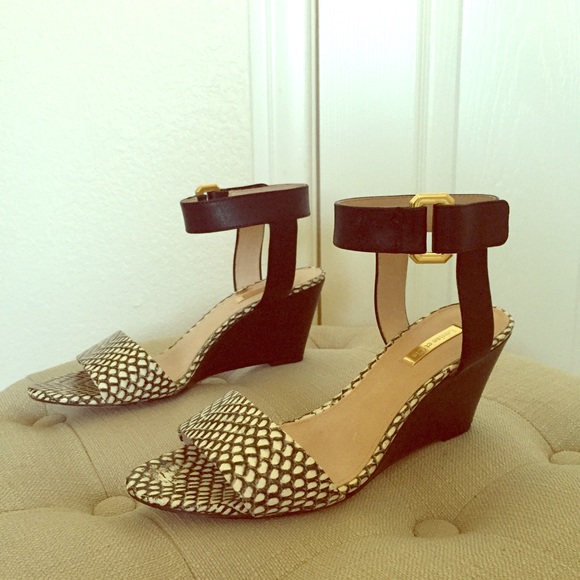 Louise et Cie Shoes - SOLD Louise et Cie Phiona leather wedge sandal