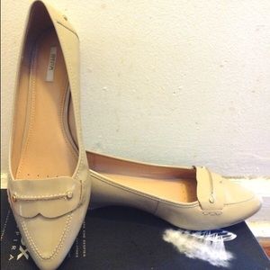*Brand new* Geox Leslie C. White Patent Flat