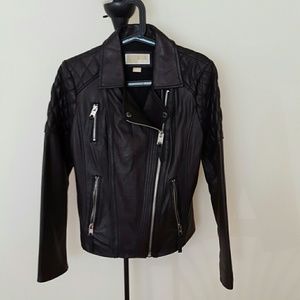 Never worn Michael Kors Leather Jacket