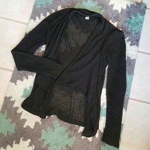 dark gray sweater