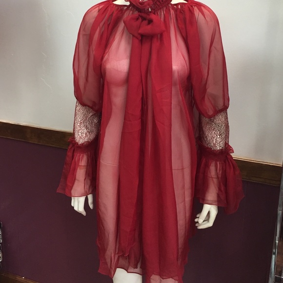 Wine Colored Romance dress - Picture 1 of 2