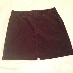 Super cute brown corduroy skirt- like new!