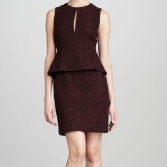 Dvf peplum dress Clearance