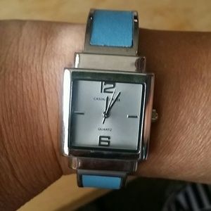 Cuff over fashion watch