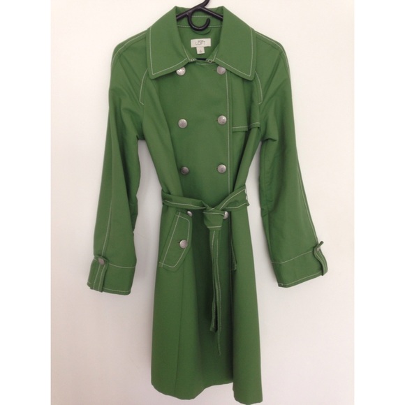 Ann Taylor Trench Coat double breast military