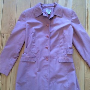 Pink trench coat - Ann Taylor loft