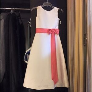 Size 12 girl's flower girl dress only worn once