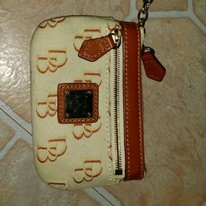 Dooney & Bourke zip ID holder, coin purse, keyring