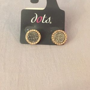 Brand new gold and dark grey earrings!