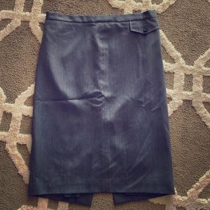BCBGMAXAZRIA Grey Pencil Skirt