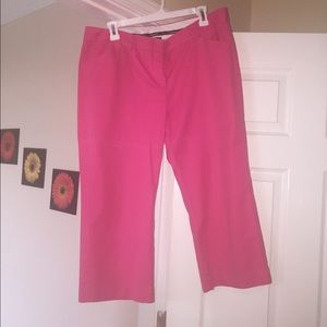 Pink capris