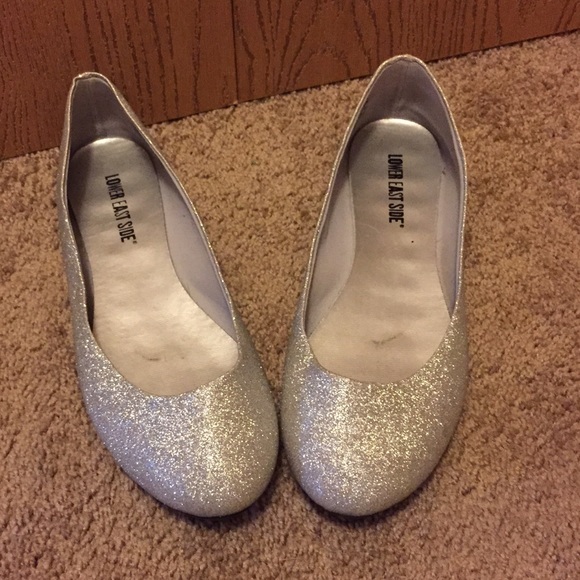 Glitter flats. Used twice.