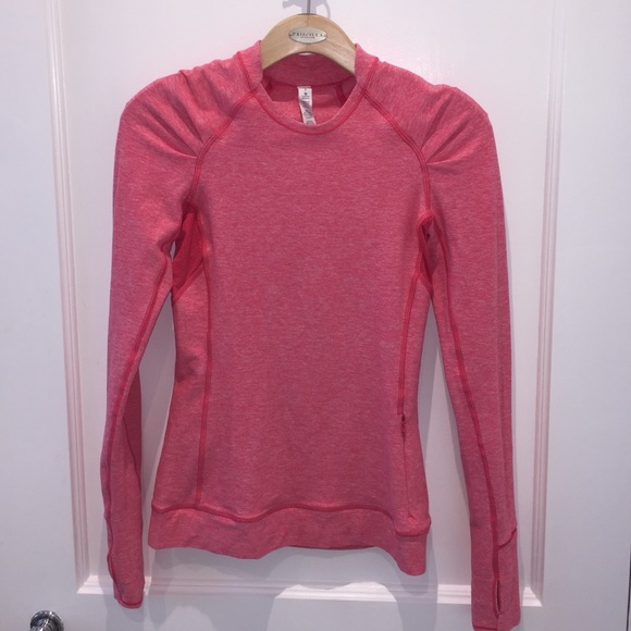 Pink Lululemon long sleeve shirt