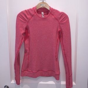 Pink Lululemon long sleeve shirt