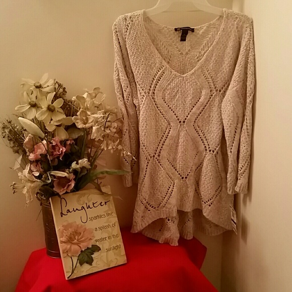 NWT Tan knit sweater