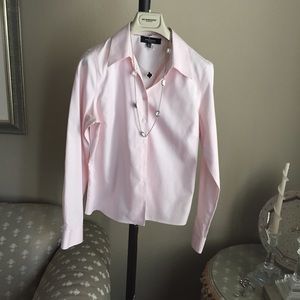 Jones Wear Petite Cotton blush pink shirt