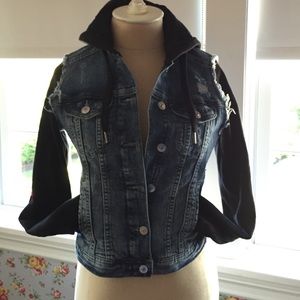 H&M Jean/fleece jacket NWOT