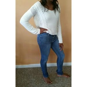 Off White crop sweater