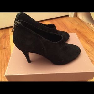 Black leather boots from J. Crew