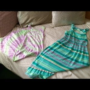 👗 girl clothes maxi dresses size 5/6