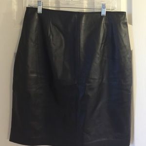 Black Leather Skirt