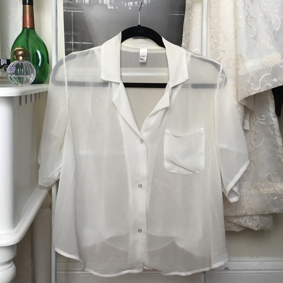 American Apparel Tops - Chiffon blouse