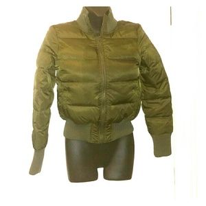 Olive Green Puff Coat