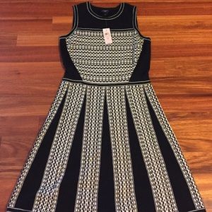 NWT Ann Taylor Pleated Sweater Dress