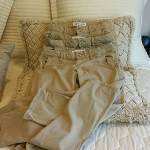 Aeropostle tan dress pants (3 pairs)