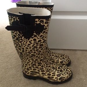 CHEETAH RAIN BOOTS ‼️