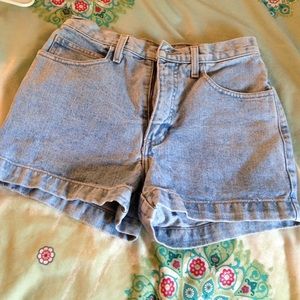 Denim shorts