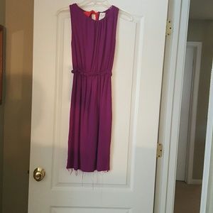 Kate spade magenta dress with orange trim