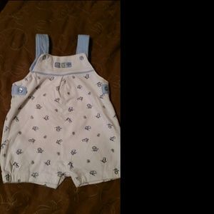 Summer overalls for a baby boy