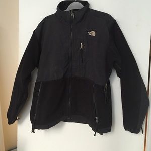 Womens Medium Black North Face Fleece