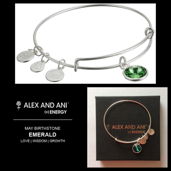 Alex and Ani Jewelry - Alex and Ani Emerald for May Bracelet