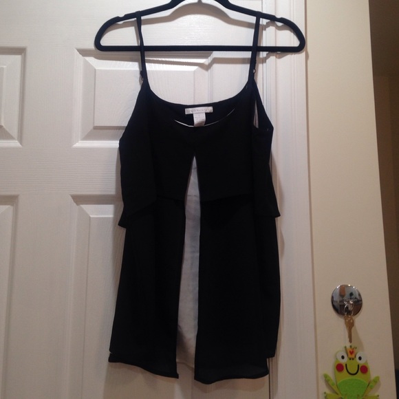 Black and white top. Worn once