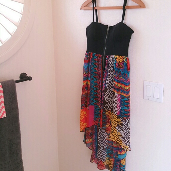 bright saffari-print dress