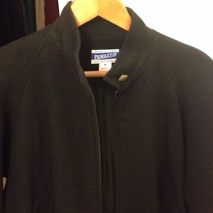 Pendleton Petite casual black wool jacket