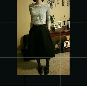 Long black skirt