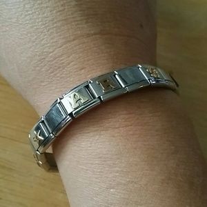"Lowered price" Stainless steel elastic bracelet